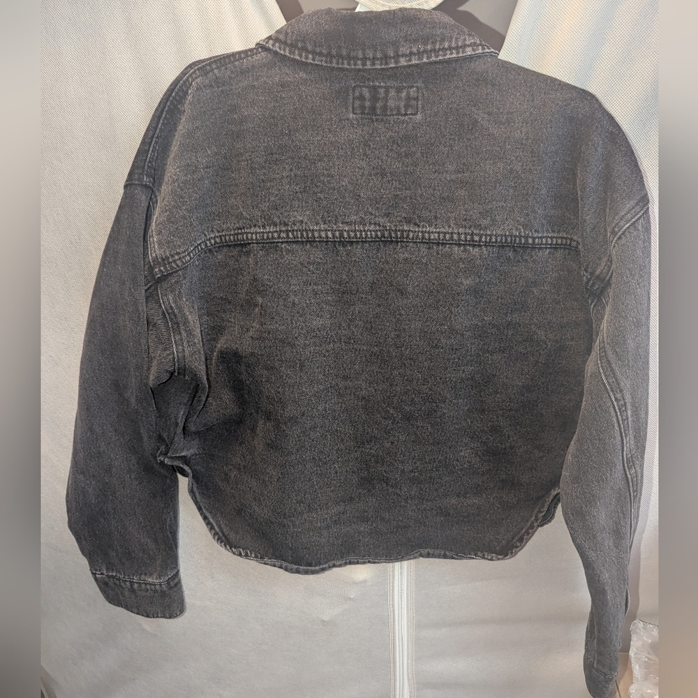Forever 21 Charcoal Jean Jacket - Picture 3 of 3